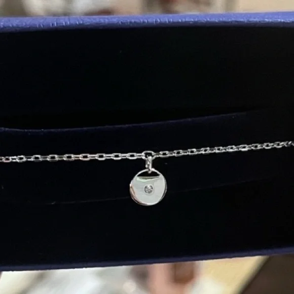 Swarovski Women Ginger Disc Chain Slide Bracelet - Picture 5 of 8